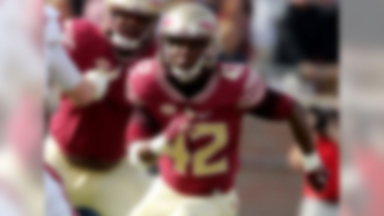 Don't turn your back on Brutus -- he could be a sleeper. Most of the attention goes to teammate Jalen Ramsey. Brutus didn't play a ton of reps because of depth at the position -- which might affect who takes a stab at Brutus.