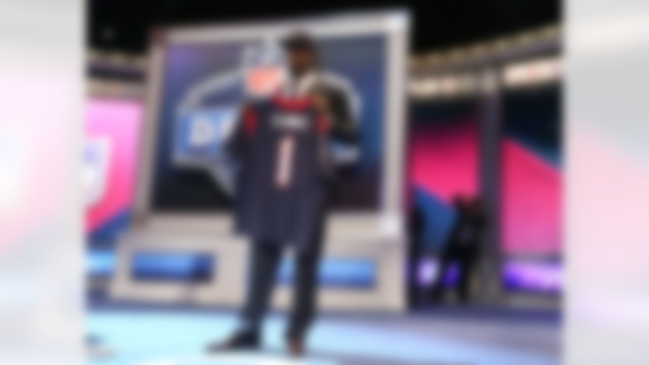 Jadeveon Clowney poses for a photo after being selected by the Houston Texans during the 2014 NFL Draft at Radio City Music Hall on May 8, 2014 in New York, NY. (Perry Knotts/NFL)