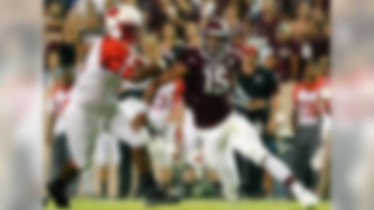 Size: 6-5, 255
Class: Sophomore
Buzz: The most dynamic young pass rusher in the SEC broke Jadeveon Clowney's league freshman record for sacks with 11.5, more than double anyone else on the team. His quick first step and upfield explosiveness was a nightmare for opponents from the beginning of the season, and new defensive coordinator John Chavis will put Garrett in a great position for another big season. The next step in Garrett's game will be to hold his own better against the power-rushing SEC teams (read: Alabama, LSU, Arkansas) that negated his quickness with brute strength. If Chavis develops that part of his game, Garrett's immediate future is limitless.