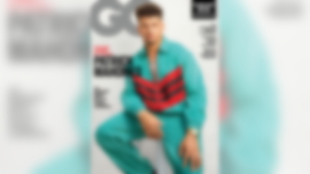 Kansas City Chiefs quarterback Patrick Mahomes is GQ's August cover star.