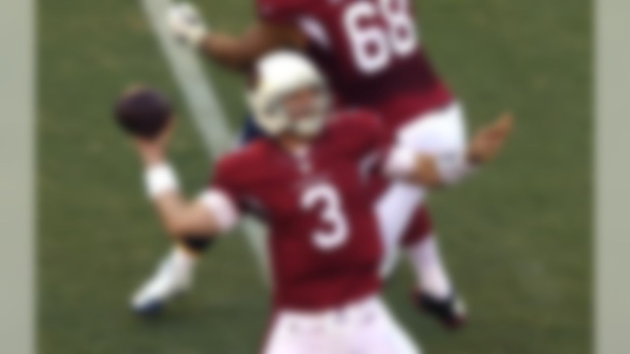 CORRECTS DAY AND DATE - Arizona Cardinals quarterback Carson Palmer passes during the first half of a preseason NFL football game against the San Diego Chargers, Friday, Aug. 19, 2016, in San Diego. (AP Photo/Mark J. Terrill)