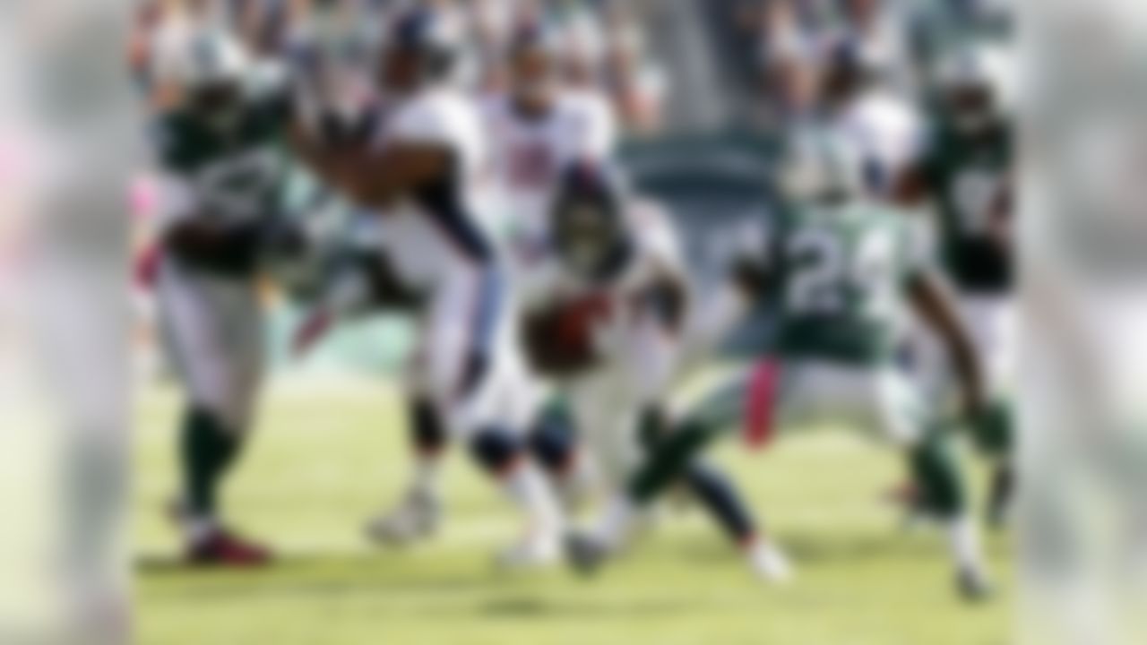 If there were any questions about who would take over as the Broncos' top running back in the absence of Montee Ball, well, it looks like Hillman is the answer. He carried the football 24 times and had 27 touches against the New York Jets, recording 116 yards in a 31-17 win. While an upcoming matchup against the San Francisco 49ers isn't very favorable, Hillman does need to be owned in all leagues while Ball is out.