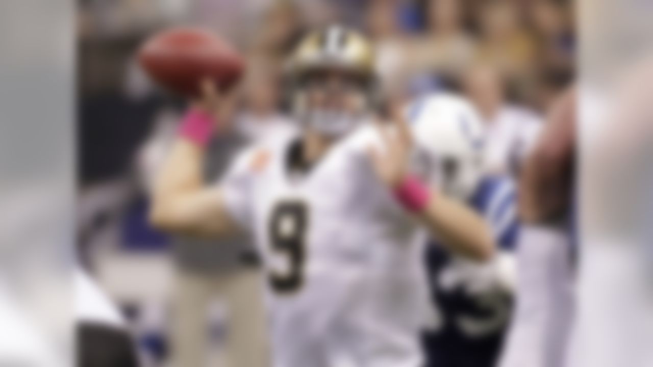 In the time it took to write this sentence, Brees threw another touchdown pass. Alright, just kidding. But barely. Brees threw for 325 yards and five touchdown passes in a runaway on Sunday night.
