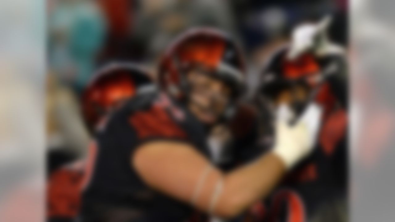 Running back Donnel Pumphrey's success as a runner is in no small part due to Siragusa's power up front. Nico -- who is not the son of former NFL defensive lineman Tony Siragusa -- will make his own name on Sundays as a road-grader with relatively nimble feet for his size.