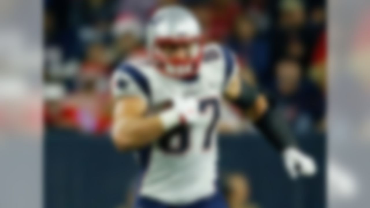 When Gronk plays, he's the consensus No. 1 tight end, and usually ends up atop this list as a result.