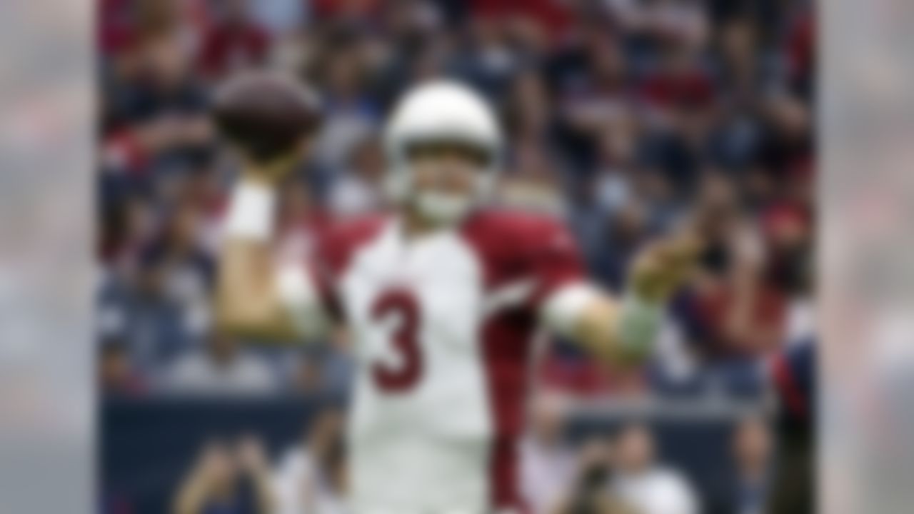 Arizona Cardinals quarterback Carson Palmer (3) throws against the Houston Texans during the first half of an NFL preseason football game, Sunday, Aug. 28, 2016, in Houston. (AP Photo/Eric Christian Smith)