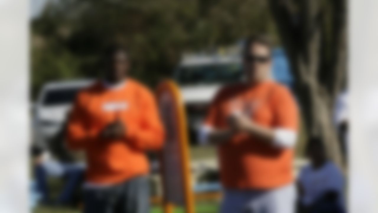 The Home Depot NFL NMVP Programs honors Houston Texans Wide Receiver Andre Johnson. (Photo by Andrew Coppley)