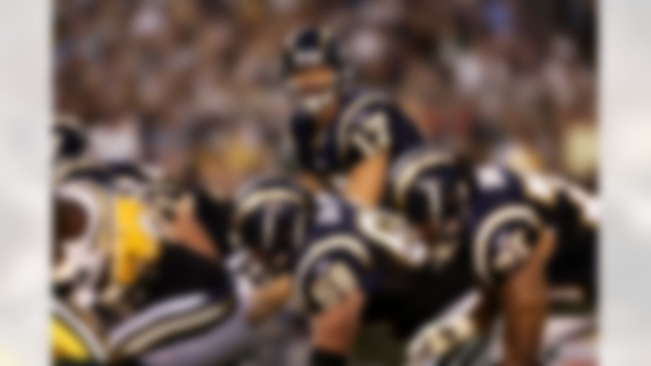 SAN DIEGO - AUGUST 12:  Quarterback Philip Rivers #17 of the San Diego Chargers calls a play against the Green Bay Packers during the NFL Preseason Game on August 12, 2006 at Qualcomm Stadium in San Diego, California. The Chargers won 17-3. (Photo by Donald Miralle/Getty Images) * Local Caption * Philip Rivers