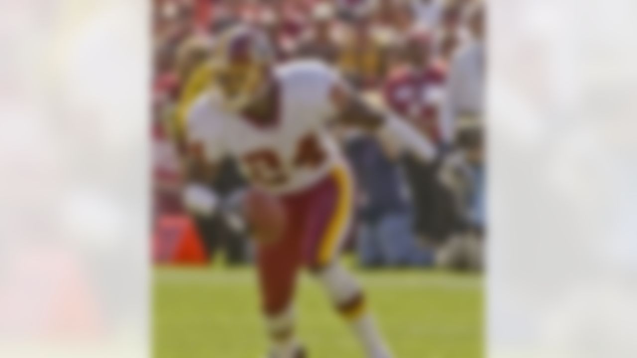 Washington Redskins defensive back Champ Bailey (24) on Sunday, September 22, 2002, in San Francisco, California. The 49ers defeated the Redskins 20-10. (AP Photo/Al Golub)