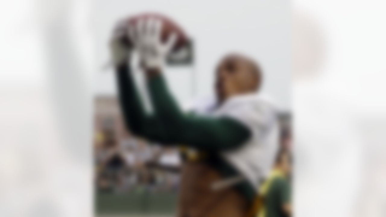 Green Bay Packers' Jermichael Finley catches a pass during NFL football training camp Monday, Aug. 1, 2011, in Green Bay, Wis. (AP Photo/Morry Gash)