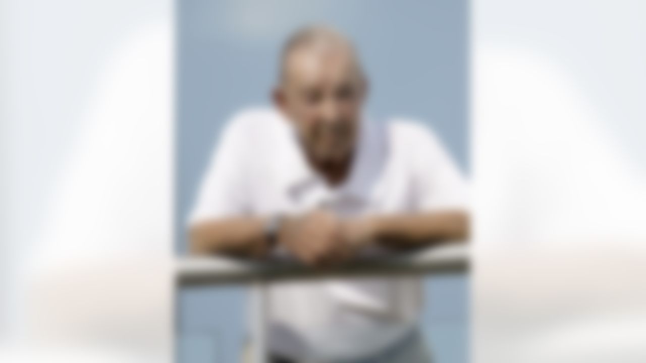 Detroit Lions owner William Clay Ford Sr. watches during NFL football minicamp Wednesday, June 24, 2009, in Allen Park, Michigan. (AP Photo/Paul Sancya)