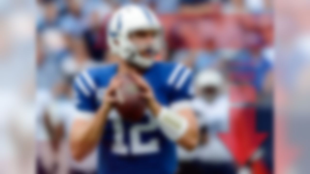 There is widespread belief that Luck won't continue to struggle like this all season, but the panic surrounding the Colts quarterback is definitely real right now. Yet, there is no denying that the former Stanford star isn't producing like the second-round pick that he was in plenty of leagues (or first-round pick). Hopefully a matchup against the Jaguars this week will get his arrow pointed in the right direction.