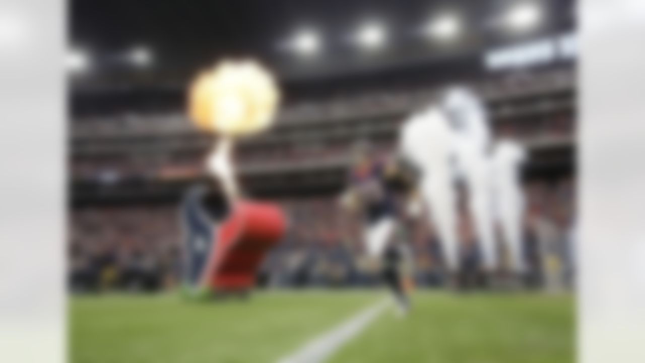 Houston Texans defensive end J.J. Watt (99) runs onto the field before an NFL football game Sunday, Jan. 3, 2016, in Houston. (AP Photo/David J. Phillip)