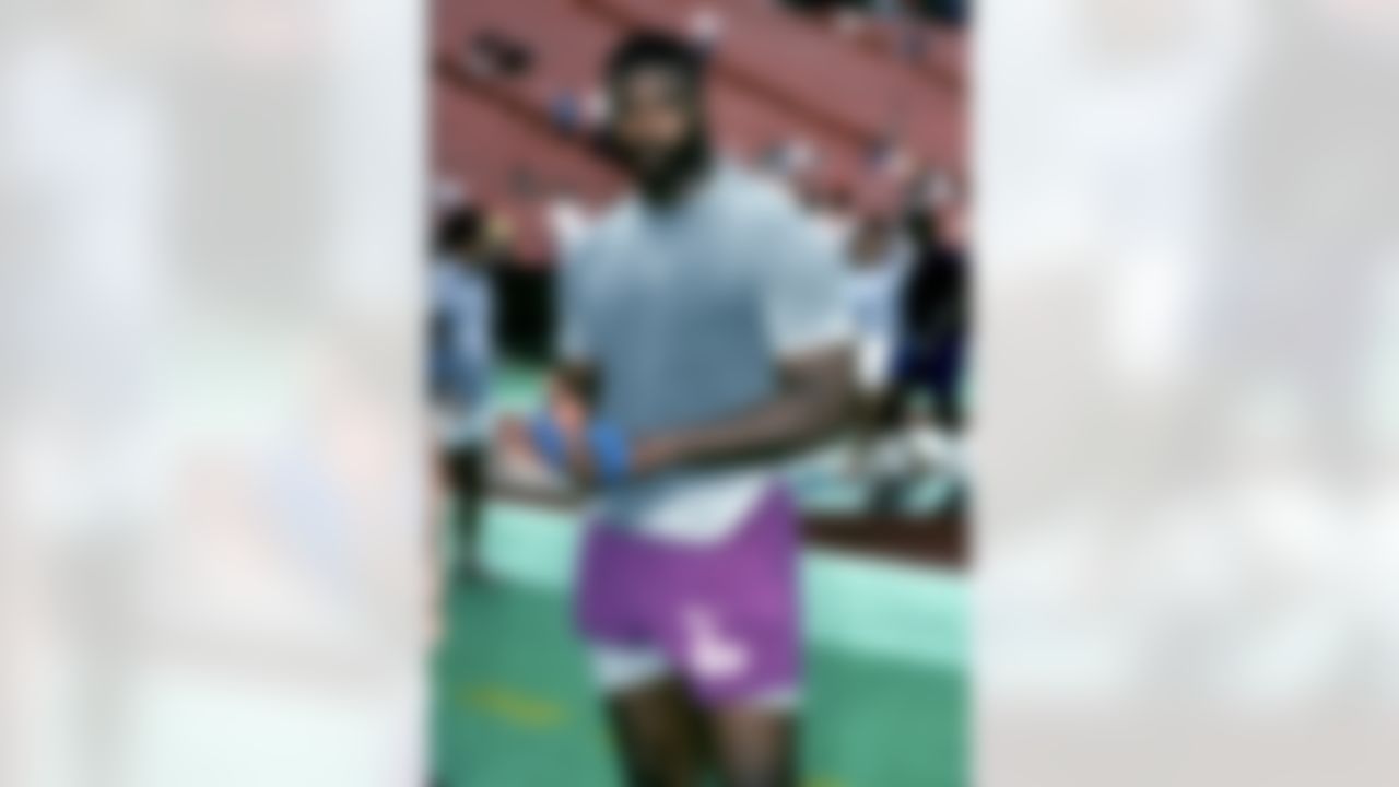 Minnesota Vikings defensive end Chris Doleman at the NFL Pro Bowl, a 27-21 NFC victory on February 4, 1990, at Aloha Stadium in Honolulu, Hawaii. (AP Photo/NFL Photos)