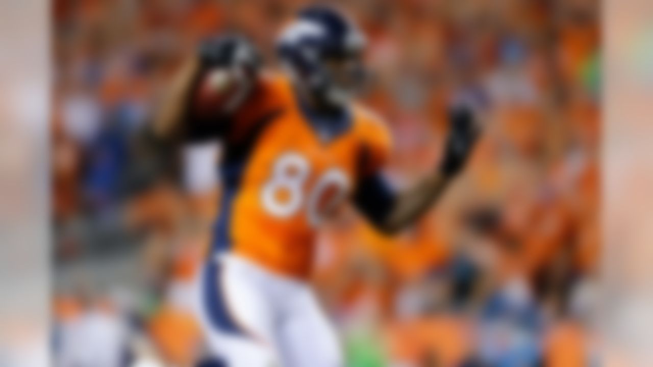 Peyton Manning 24-yard pass to Julius Thomas. (Ric Tapia/NFL)