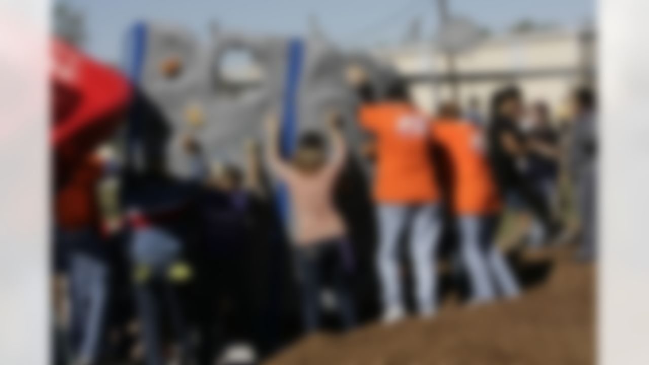 The Home Depot NFL NMVP Programs honors Houston Texans Wide Receiver Andre Johnson. (Photo by Andrew Coppley)