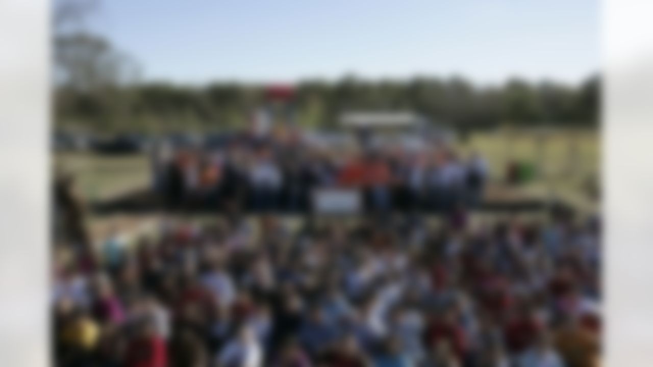 The Home Depot NFL NMVP Programs honors Houston Texans Wide Receiver Andre Johnson. (Photo by Andrew Coppley)