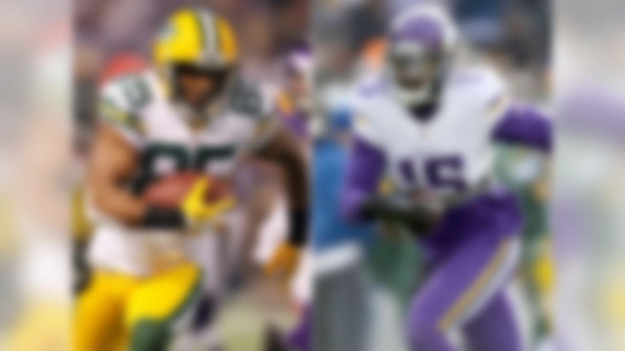 Following in the footsteps of his erstwhile gunslinger, Greg Jennings decided to make the trek across the border and leave behind the Frozen Tundra for the Metrodome. Green Bay fans will likely miss Jennings and his crazy commercials, but not as much as Jennings will miss Aaron Rodgers. He won't find it quite as easy to catch passes in bed when they're delivered from erratic arm of Christian Ponder.