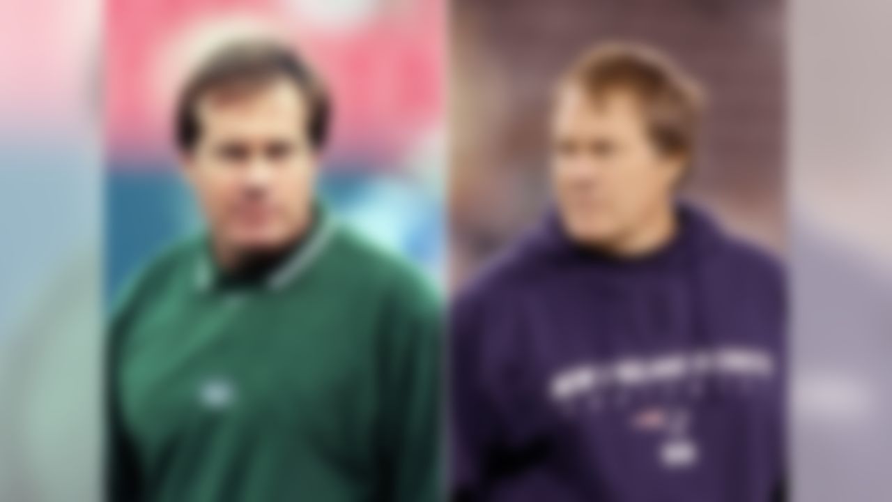 Belichick was the hand-picked successor for the New York Jets when Bill Parcells stepped down after the 1999 season. Belichick was actually hired as the Jets coach, but in one of the strangest scenes in NFL history Belichick used his hiring press conference to announce his resignation. He then went on to the Patriots and, well, you know the rest.