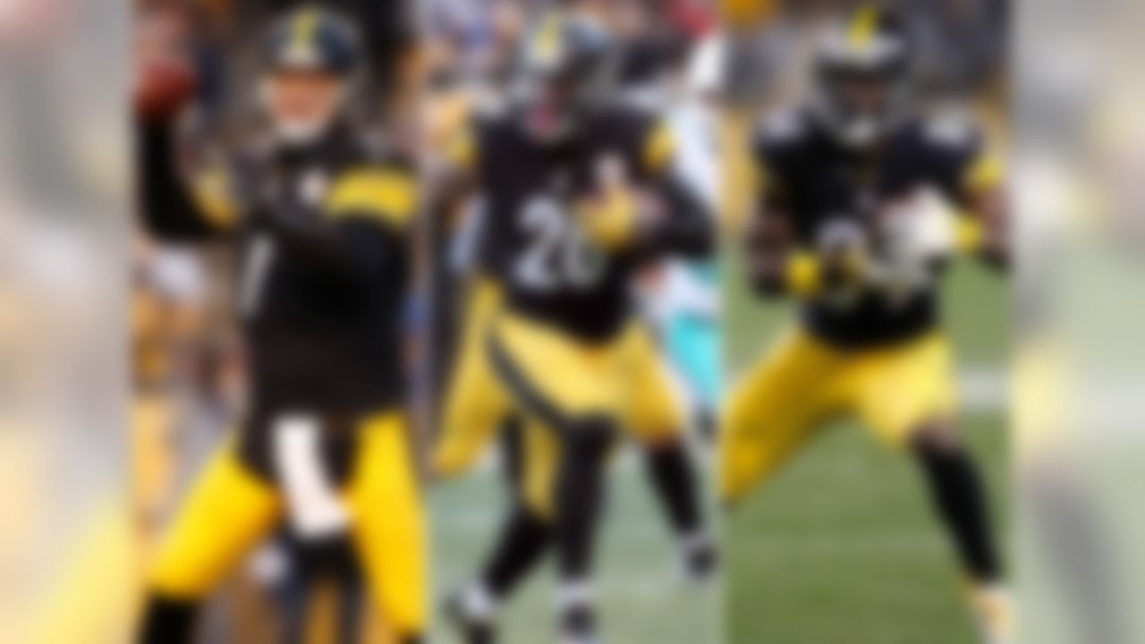 Previous rank: No. 3

Over the last four years, Brown has operated at a peerless level, and not just compared with his contemporaries. No one -- not Jerry Rice, not Megatron -- has ever put together a period of statistical success like the Steelers star has: 481 catches, 6,315 yards and 43 touchdowns since 2013. Bell, at a minimum, is in the conversation about the NFL's best RB, and probably worthy of the contract he wants, despite the fact he's made 16 starts just once -- especially with the looming threat of the future Hall of Fame QB's retirement, potentially as soon as after this season. If 2017 is the last campaign for Roethlisberger, at least he'll go out with the most talented offensive unit of his career.