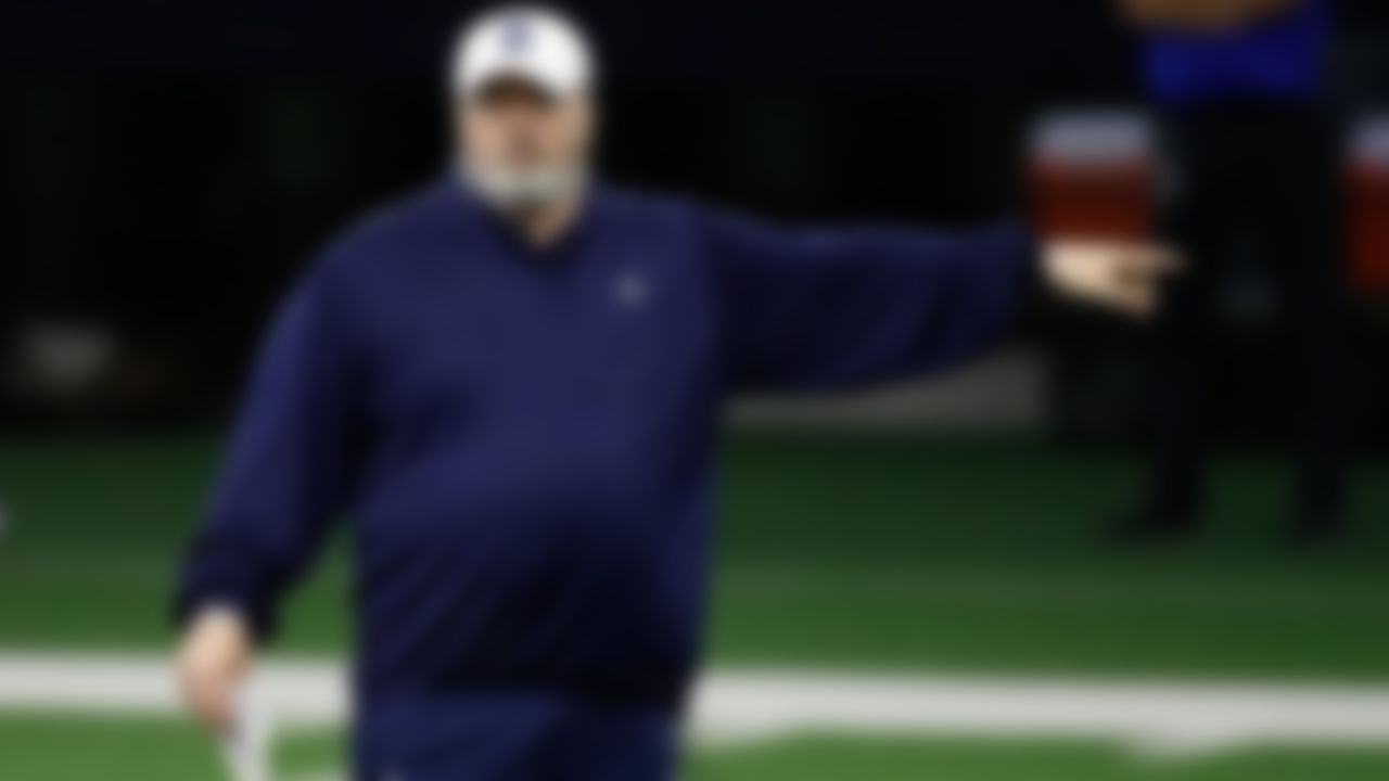 Dallas Cowboys head coach Mike McCarthy during organized team activities Monday, May 24, 2021 in Frisco, Texas.