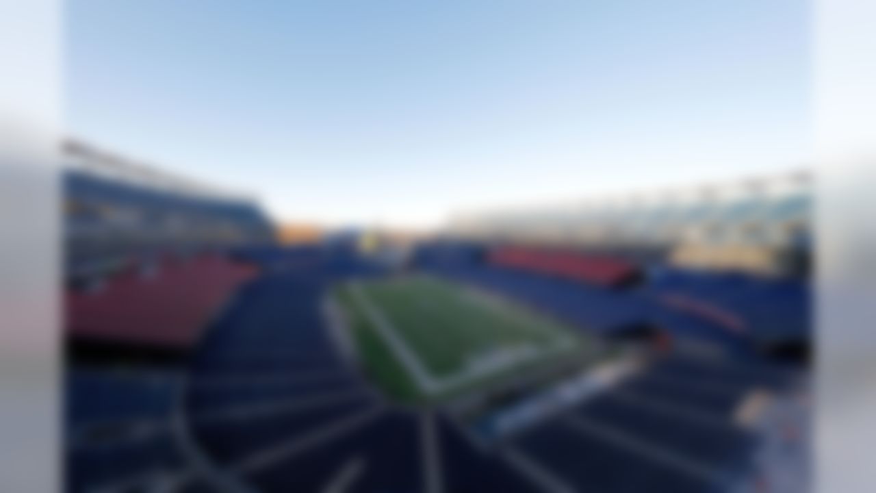 A general view of Gillette Stadium is seen prior to an NFL football game between the Buffalo Bills against the New England Patriots at Gillette Stadium on Monday, Nov. 23, 2015, in Foxborough, Mass. New England won 20-13. (Aaron M. Sprecher/NFL)