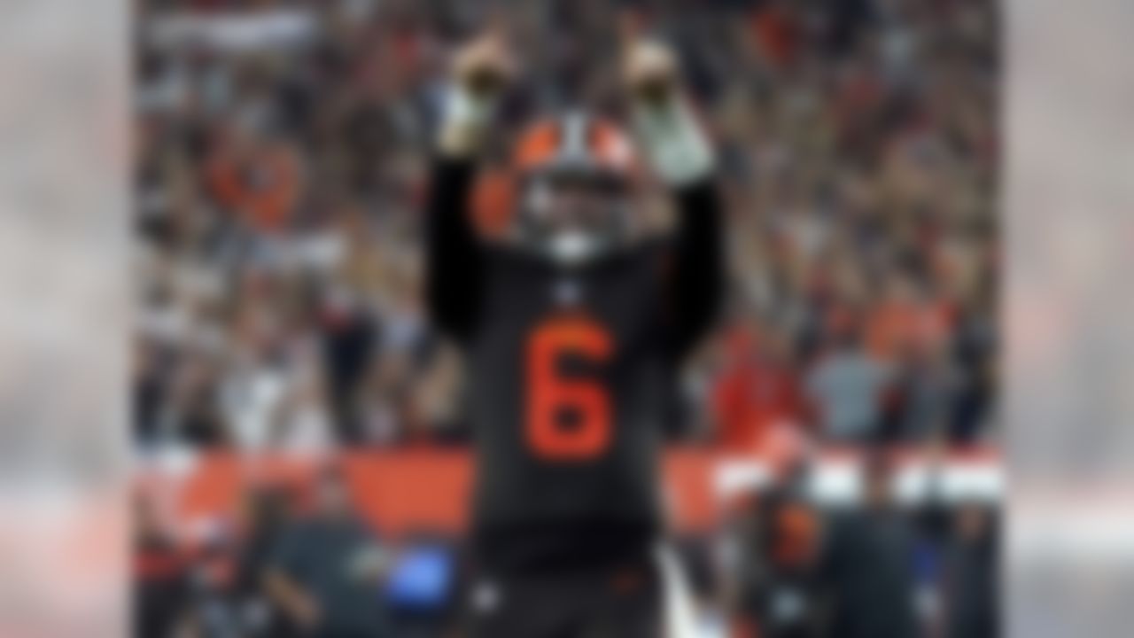 Baker Mayfield threw 27 touchdowns in 14 games last season, breaking the rookie record previously held by Peyton Manning and Russell Wilson – who both needed 16 games to get to 26. Mayfield led the Browns to six wins in 2018, the previous 12 Browns quarterbacks to start a game combined for five wins since 2014.