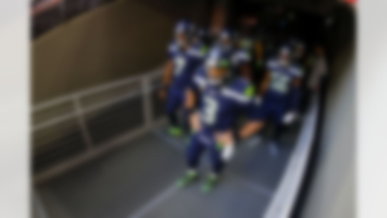 Seattle Seahawks quarterback Russell Wilson (3) waits in the tunnel before an NFL football game against the San Francisco 49ers on Sunday, January 3, 2021 in Glendale, Arizona.