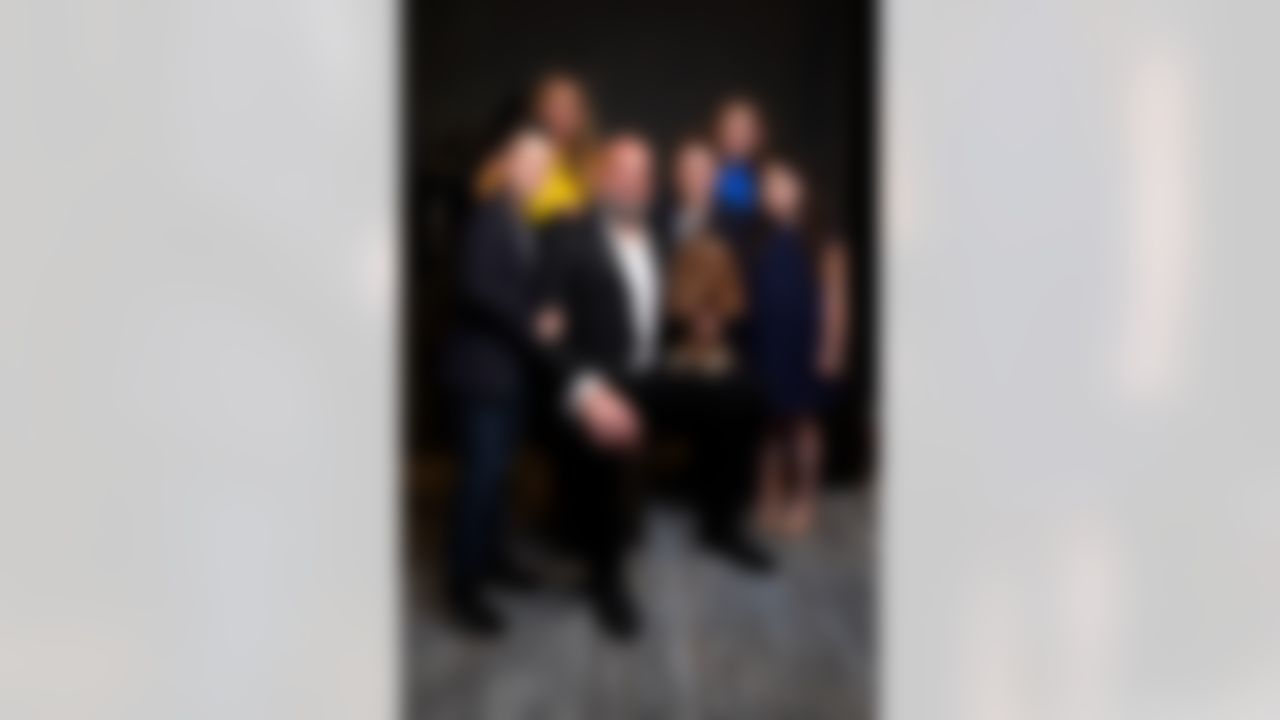 Los Angeles Rams offensive tackle Andrew Whitworth (77) at the 2022 NFL Honors, Thursday, Feb. 10, 2022, in Inglewood, Calif.