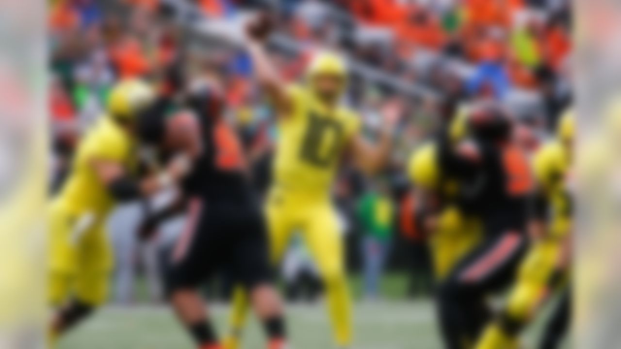 Quarterback: Justin Herbert, Oregon (1)