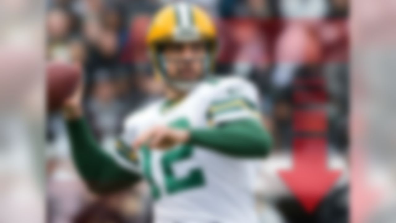 We've held out as long as we possibly could. Despite the loss of one major pass-catching threat and the underperformance of several others, Rodgers maintained some semblance of fantasy value. Maybe it was fantasy managers holding on to the name value and believing that such a talented quarterback could find a way to overcome. But after five straight games with fewer than 300 passing yards and six straight games without three or more touchdown passes, it's time to face facts. Rodgers is a borderline QB1 at best.