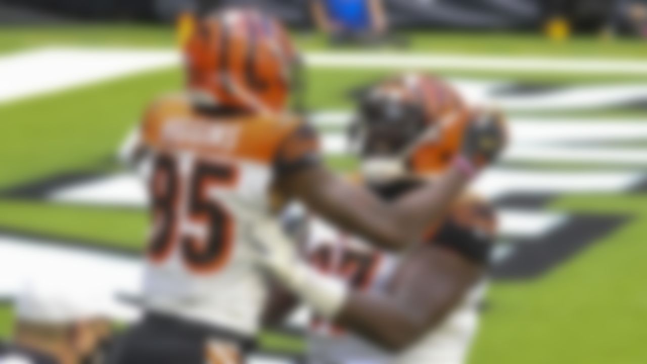 Cincinnati Bengals wide receiver Tee Higgins (85) during an NFL game against the Houston Texans, Sunday, Dec. 20, 2020 in Houston.