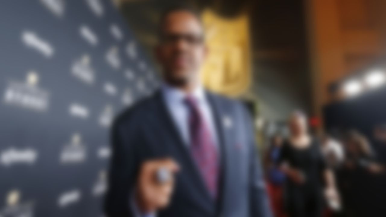 Hall of Famer Andre Reed arrives for the 4th Annual NFL Honors awards show at the Phoenix Symphony Hall on Saturday, January 31, 2015 in Phoenix.