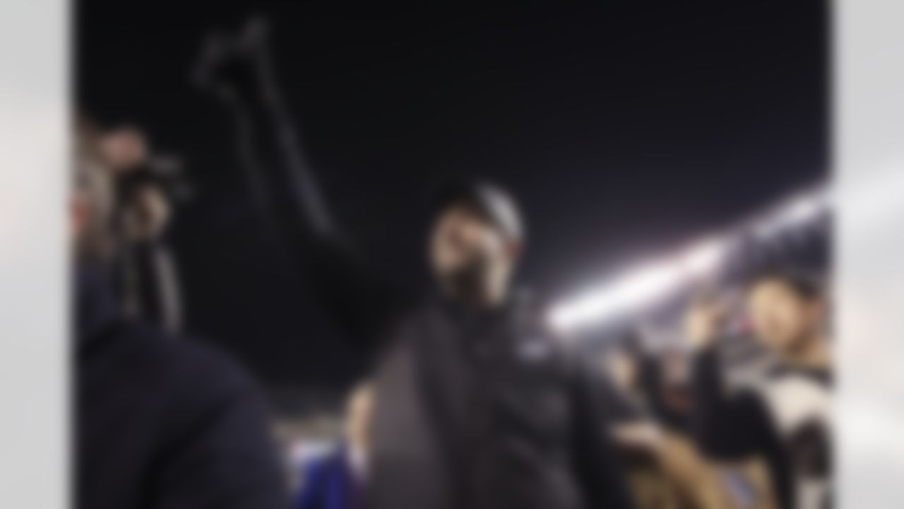 Philadelphia Eagles head coach Nick Sirianni gives a thumbs up following an NFL Conference Championship playoff game against the San Francisco 49ers on Sunday, January 29, 2023 in Philadelphia, Pennsylvania.