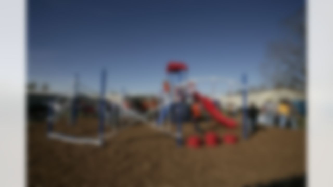 The Home Depot NFL NMVP Programs honors Houston Texans Wide Receiver Andre Johnson. (Photo by Andrew Coppley)