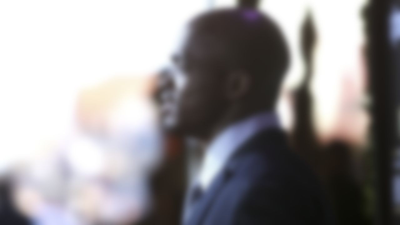 Minnesota Vikings running back Adrian Peterson arrives at the 2nd Annual NFL Honors awards show at the Mahalia Jackson Theatre on Saturday, February 2, 2013 in New Orleans, LA.