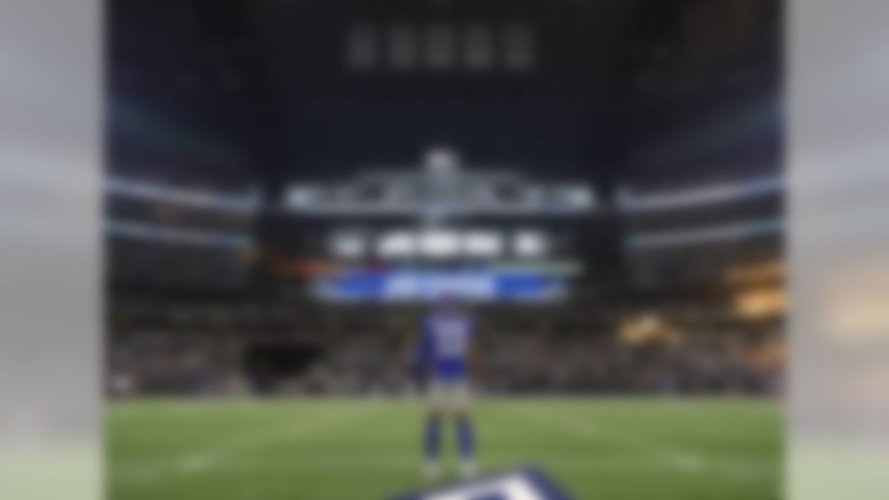 New York Giants wide receiver Odell Beckham (13) looks on during warm ups prior to an NFL football game against the Dallas Cowboys, Sunday, Sept. 16, 2018, in Arlington, Texas. The Cowboys defeated the Giants, 20-13.