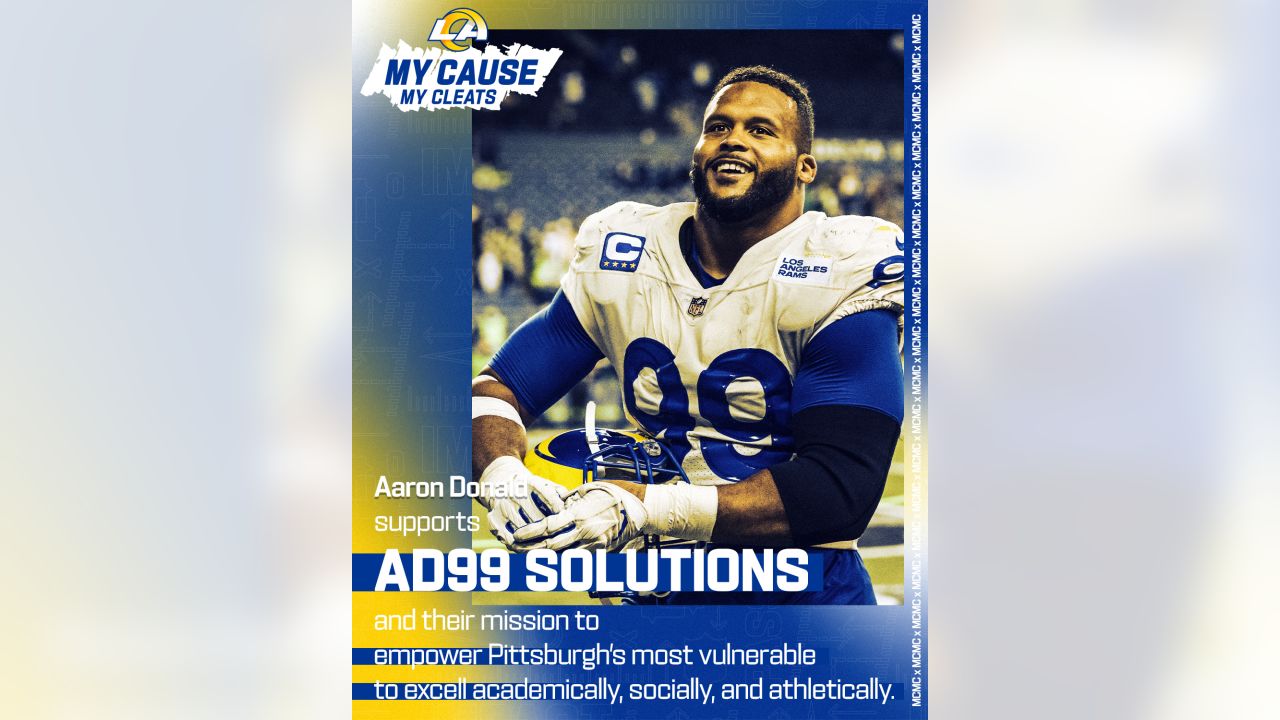 Los Angeles Rams: Aaron Donald 2023 Icon Poster - Officially