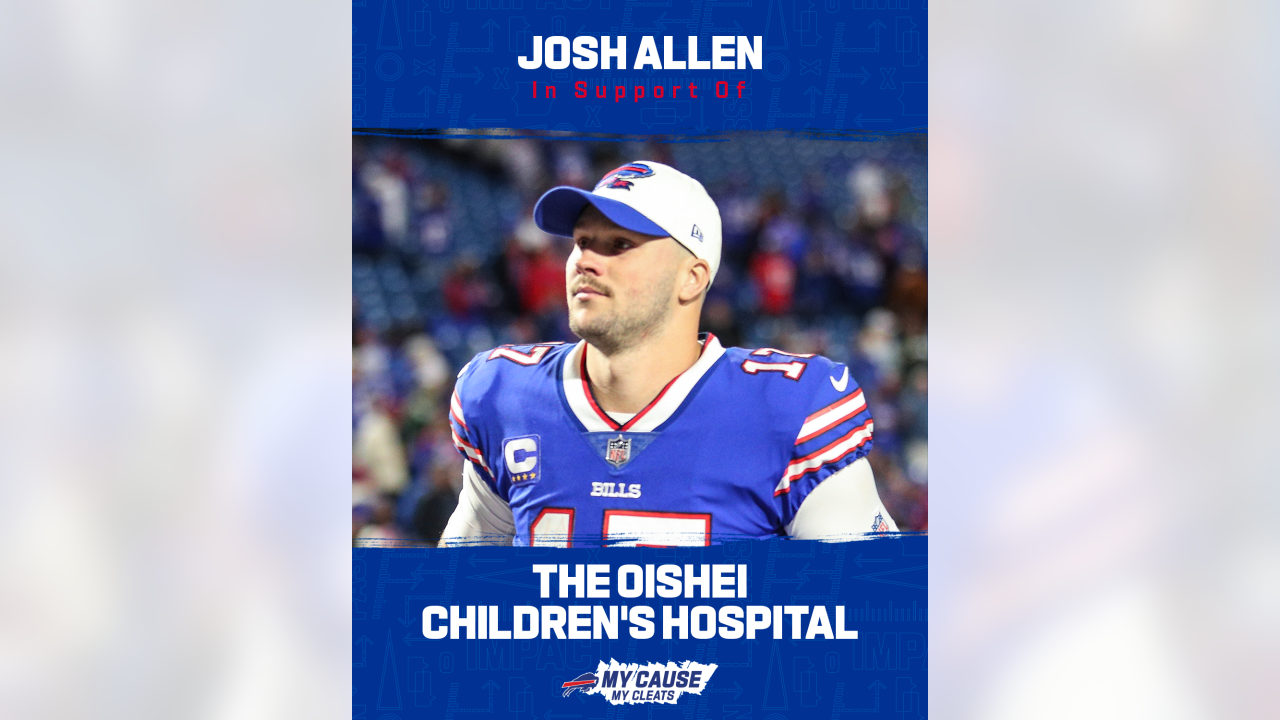 New hat designed by Josh Allen supports children's hospital