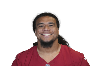 Arizona Cardinals' Leki Fotu (76) and New Orleans Saints' Chase