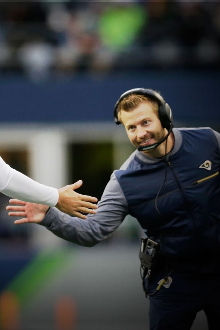 Sean McVay jokes Veronika Khomyn wouldn't marry him until Super