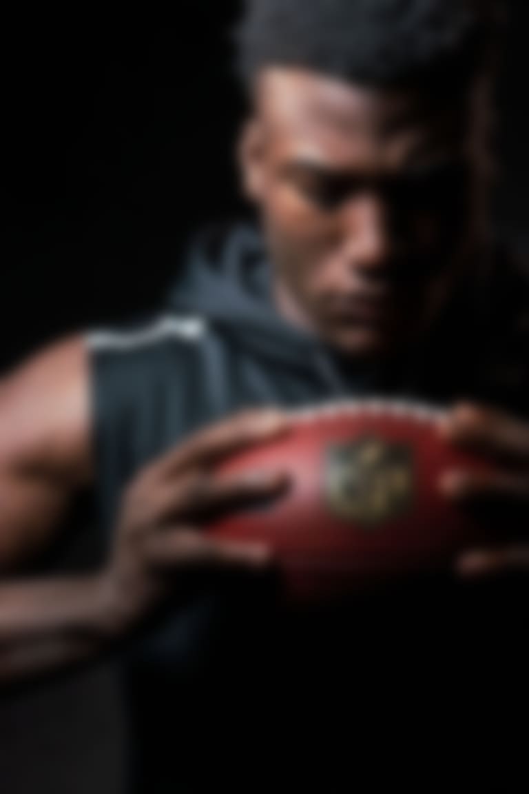 Oklahoma linebacker Kenneth Murray poses for a portrait during the 2020 NFL Scouting Combine, Friday, Feb. 28, 2020 in Indianapolis. (Todd Rosenberg/NFL)