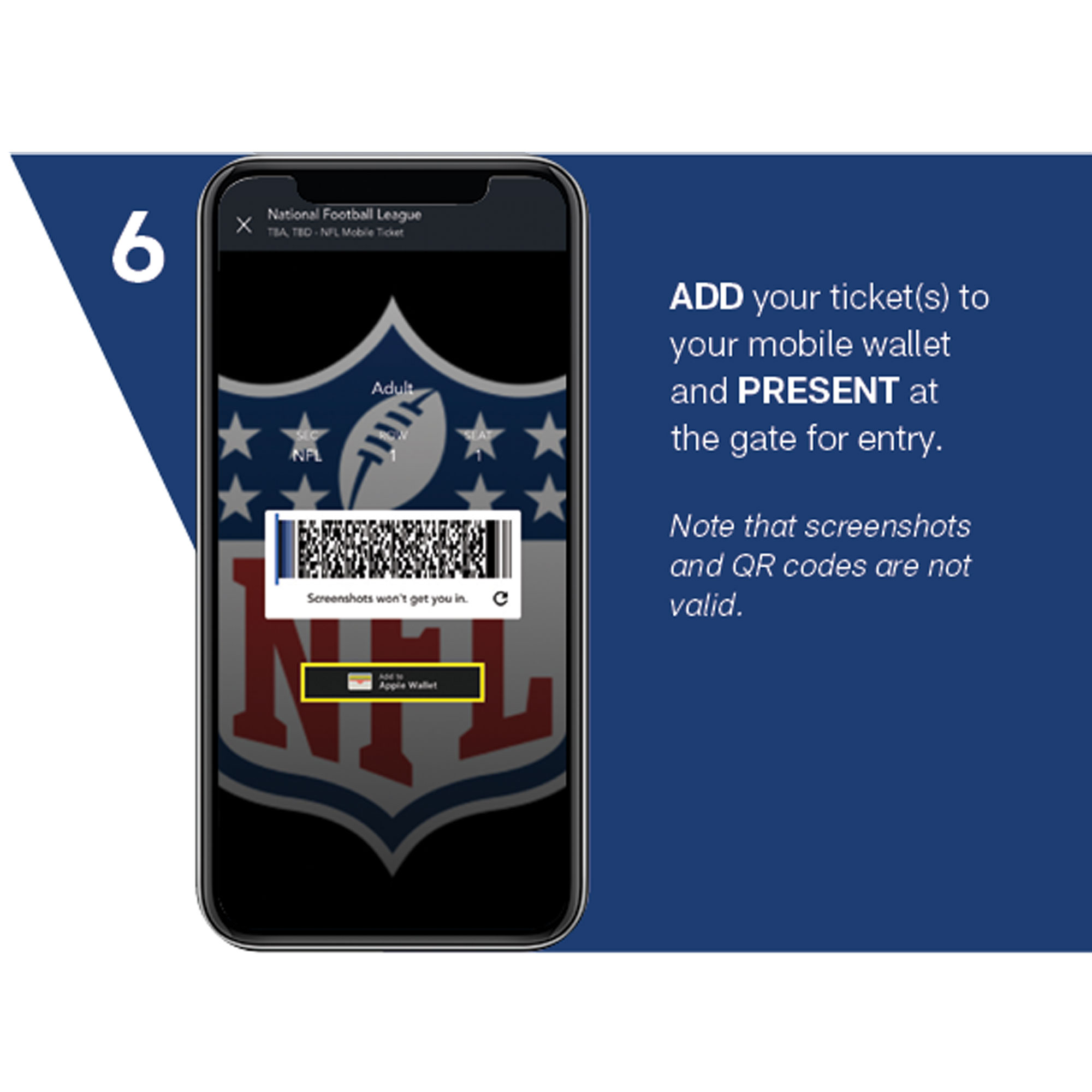 Super Bowl LVII NFL Ticket Holder App