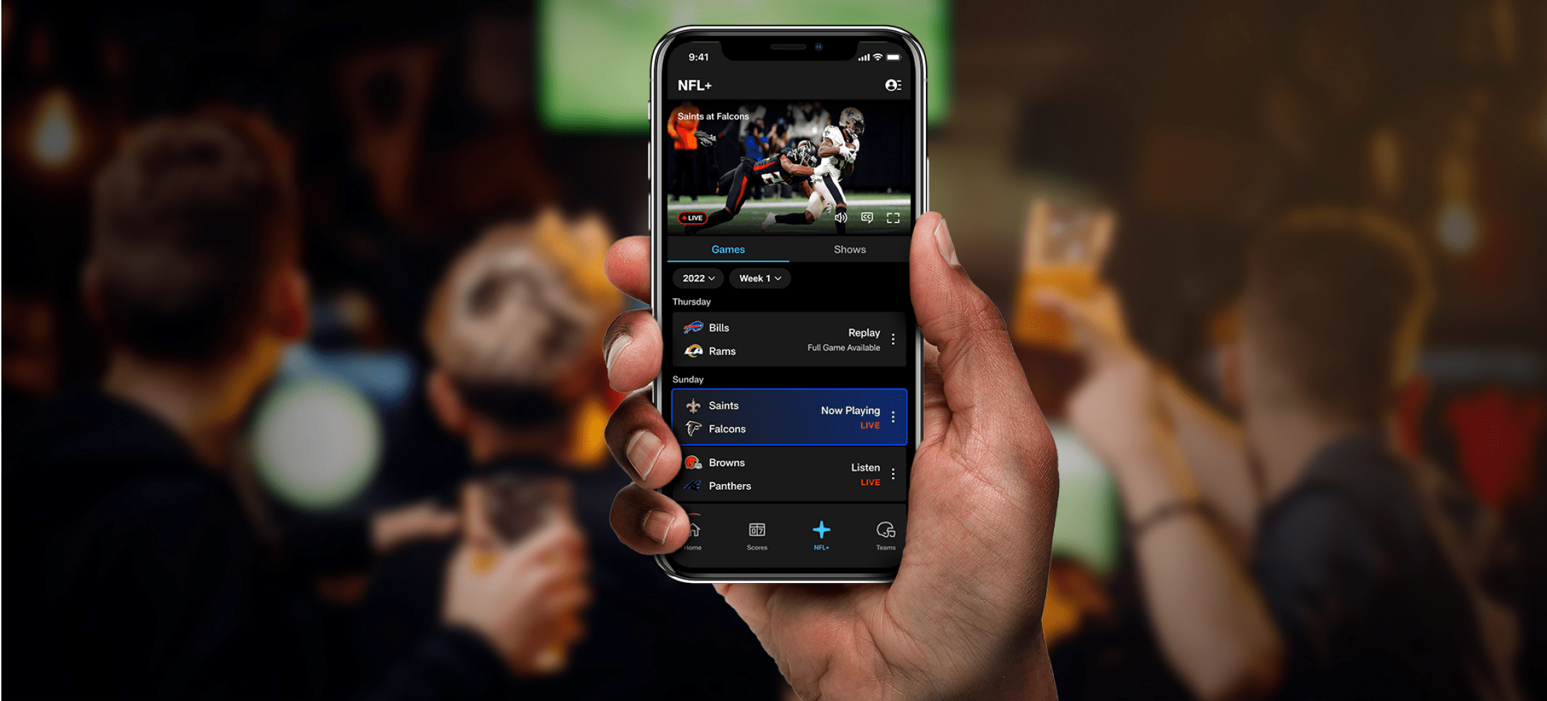 watch nfl game on phone