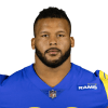 Next Gen Stats sur X : Aaron Donald's average time to sack (3.60 seconds)  is fastest in the NFL among players with at least 5 sacks this season.  #RamsHouse