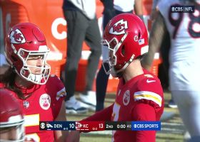 Harrison Butker's 51-yard FG try goes left by a WIDE margin before half