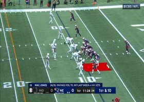 Bobby Okereke comes untouched on 5-yard TFL of Stevenson