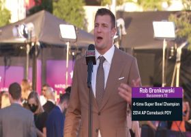 Rob Gronkowski discusses Tom Brady's retirement at NFL Honors