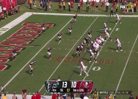 David Onyemata comes up with clutch third down sack vs. Baker Mayfield to force Bucs' FG attempt