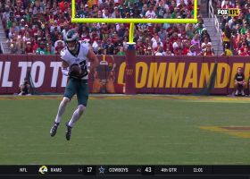 Reed Blankenship records critical INT of Sam Howell in fourth quarter